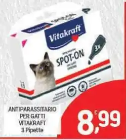 Crai ANTIPARASSITARIO PER GATTI VITAKRAFT offerta