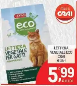 Crai Lettiera vegetale eco Crai offerta