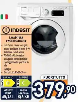 Unieuro LAVASCIUGA INDDESIT offerta