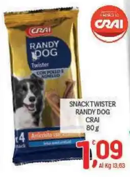 Crai SNACK TWISTER RANDY DOG CRAI offerta