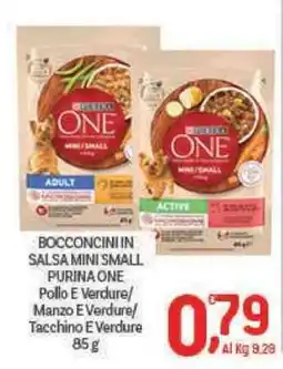 Crai Bocconcini in salsa mini small Purina One offerta