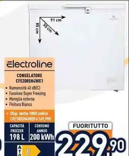 Unieuro Electroline Congelatore offerta