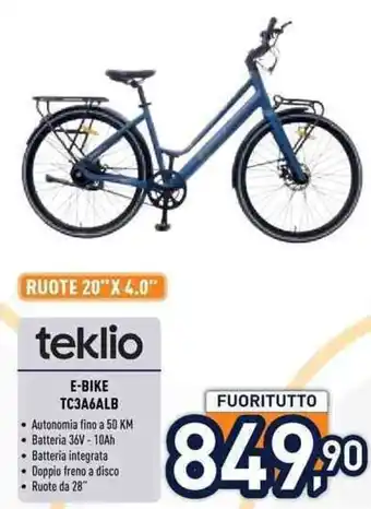 Teklio E-BIKE TC3A6ALB