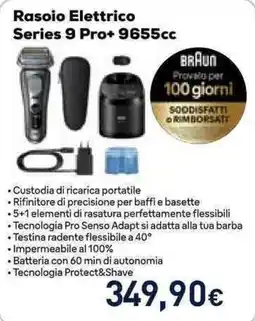 Unieuro Rasoio Elettrico Series 9 Pro+ 9655cc BRAUN offerta