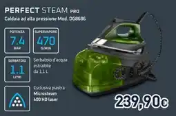 Unieuro PERFECT STEAM PRO Caldaia ad alta pressione Mod. DG8686 offerta