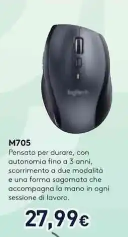 Unieuro Logitech M705 offerta