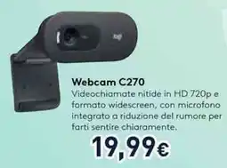 Unieuro Webcam C270 offerta