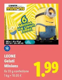 Lidl Leone gelati minions offerta