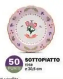 Proshop Sottopiatto rosa offerta