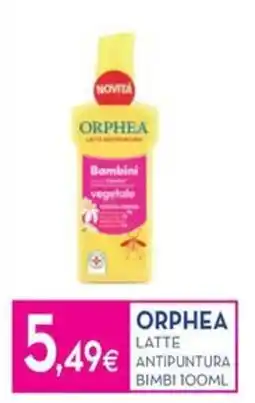 Proshop ORPHEA LATTE ANTIPUNTURA BIMBI offerta