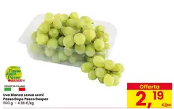 Interspar Uva Bianca senza semi Passo Dopo Passo Despar offerta