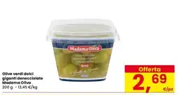 Interspar Olive verdi dolci giganti denocciolate Madama Oliva offerta