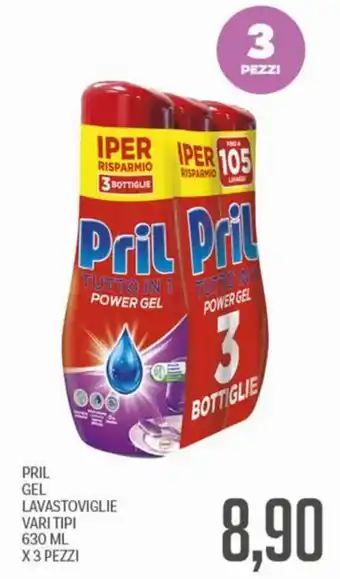 Pril Gel Lavastoviglie Vari Tipi