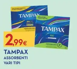 Proshop TAMPAX ASSORBENTI offerta