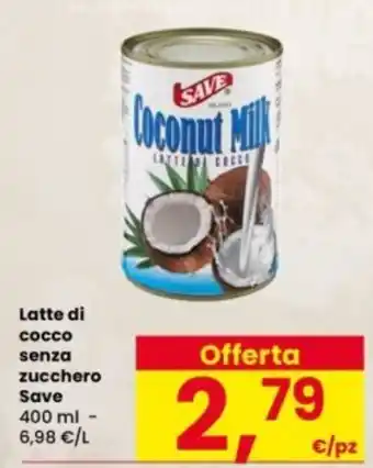 Coconut Milk Save
