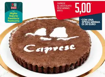 Supermercati Piccolo Caprese al cioccolato offerta