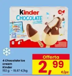 Interspar Kinder Chocolate ice cream offerta