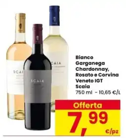 Interspar Bianco Garganega Chardonnay, Rosato e Corvina Veneto IGT Scaia offerta