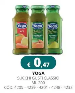 Altasfera YOGA SUCCHI GUSTI CLASSICI offerta