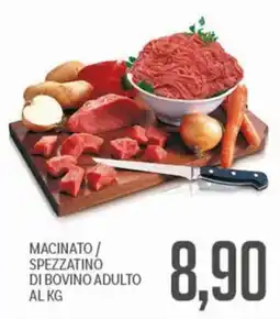 Supermercati Piccolo MACINATO / SPEZZATINO DI BOVINO ADULTO offerta