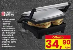 Interspar Scalda panini Russell Hobbs offerta