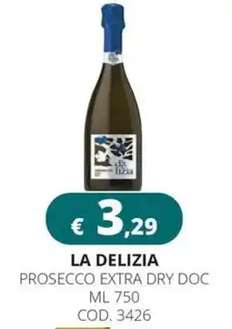 Altasfera LA DELIZIA PROSECCO EXTRA DRY DOC offerta