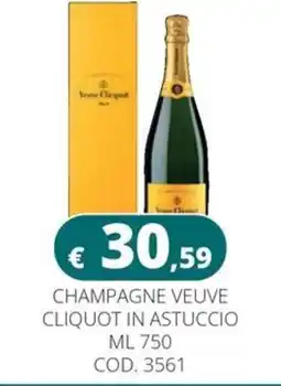 Altasfera Champagne Veuve Clicquot offerta