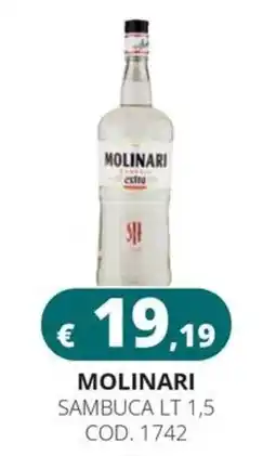 Altasfera MOLINARI SAMBUCA offerta