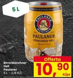 Interspar Birra Münchner Hell Paulaner offerta