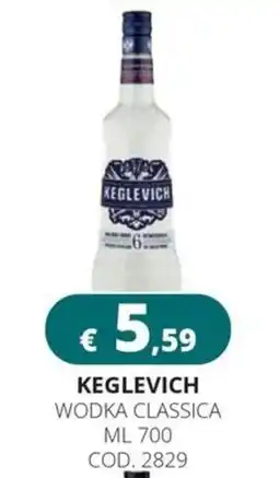 Altasfera KEGLEVICH WODKA CLASSICA offerta