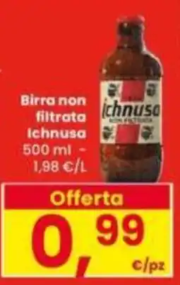 Interspar Birra non filtrata Ichnusa offerta