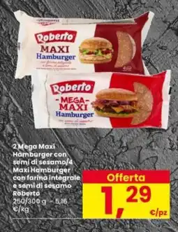 Interspar Roberto Mega Maxi Hamburger offerta
