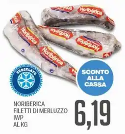 Supermercati Piccolo Noriberica Filetti di Merluzzo IWP offerta