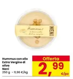 Interspar Hummus con olio Extra Vergine di oliva Neni offerta