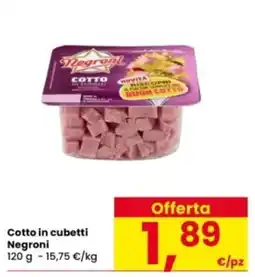 Interspar Cotto in cubetti Negroni offerta