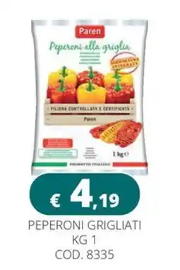 Altasfera Peperoni alla griglia Paren offerta