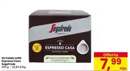 Interspar Cialde caffè Espresso Casa Segafredo offerta