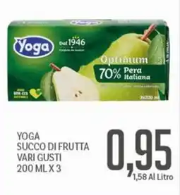 Supermercati Piccolo YOGA SUCCO DI FRUTTA offerta