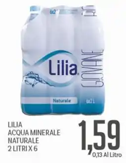 Supermercati Piccolo Lilia Acqua Minerale Naturale offerta