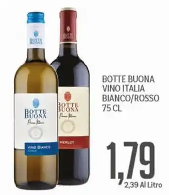 Supermercati Piccolo BOTTE BUONA VINO ITALIA offerta