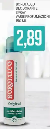 Supermercati Piccolo BOROTALCO DEODORANTE SPRAY offerta
