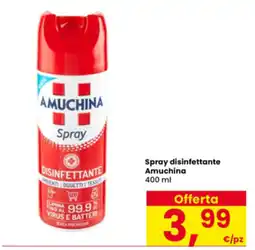 Interspar Spray disinfettante Amuchina offerta