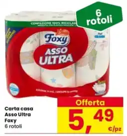 Interspar Carta casa Asso Ultra Foxy offerta