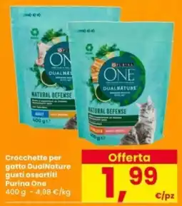 Interspar Crocchette per gatto DualNature Purina One offerta