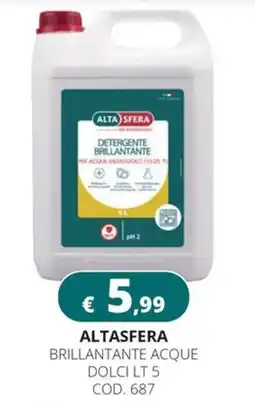 Altasfera ALTASFERA BRILLANTANTE ACQUE DOLCI offerta