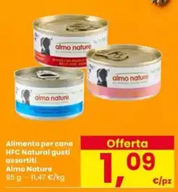 Interspar Alimento per cane HFC Natural gusti assortiti Almo Nature offerta