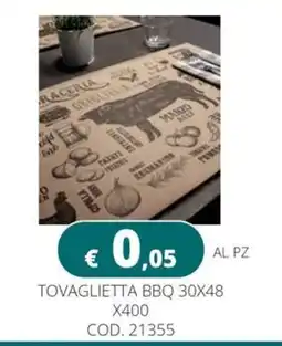 Altasfera TOVAGLIETTA BBQ offerta