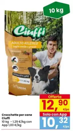 Interspar Crocchette per cane Ciuffi offerta