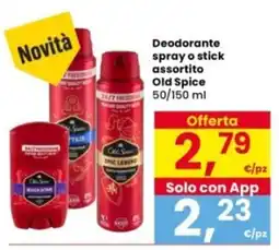Interspar Deodorante spray o stick Old Spice offerta