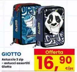 Interspar Astuccio 3 zip - astucci assortiti Giotto offerta